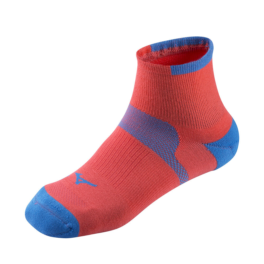 Mizuno Men's Drylite Race Mid Running Socks Coral (J2GX9A5056-VUP)